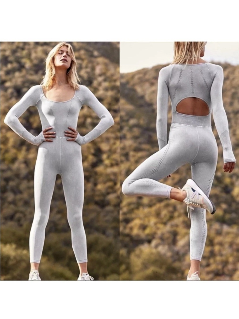 Free People Movement Good Karma Long Sleeve Onesie